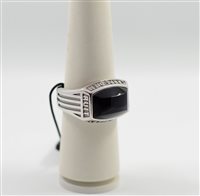 Anello Zancan Uomo Cosmopolitan in Argento Onice EXA083L-14 - EXA083L-24